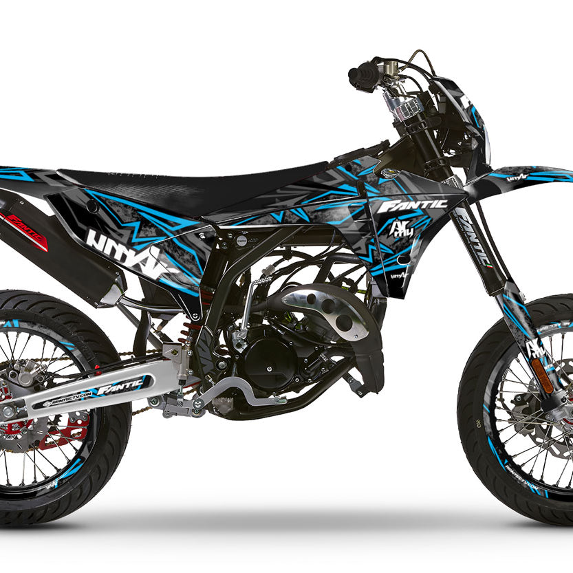 Graphics kit Fantic 50cc 2023-2025 Army Redrum | motorcycle stickers | 50cc customization | armysctv