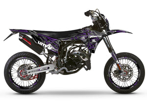 Dekor kit Fantic 50cc 2023-2025 Army Redrum | Motorradaufkleber | Personalisierung 50cc | armysctv