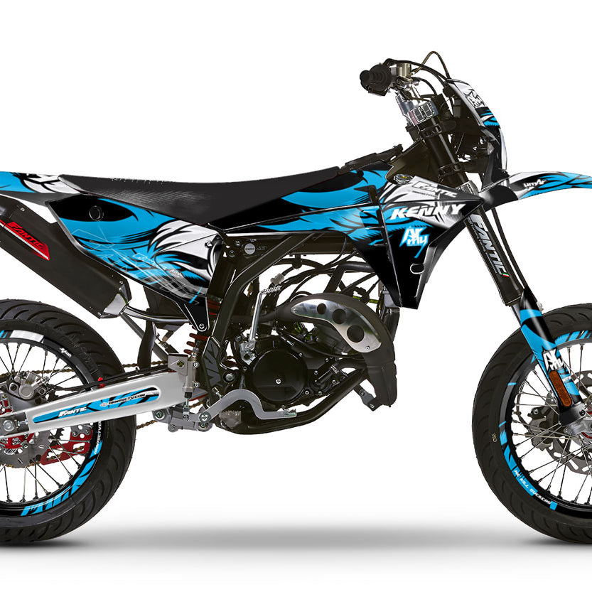 Graphics kit Fantic 50cc 2023-2025 Army Runz | motorcycle stickers | 50cc customization | armysctv