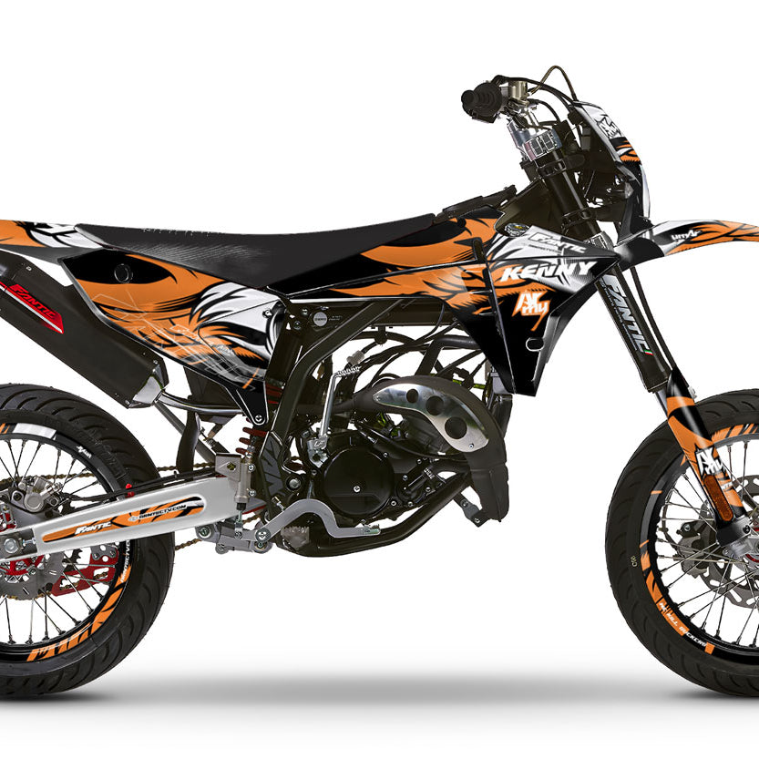 Graphics kit Fantic 50cc 2023-2025 Army Runz | motorcycle stickers | 50cc customization | armysctv