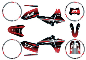 Dekor kit Fantic 50cc 2023-2025 Siebte | Motorradaufkleber | Personalisierung 50cc | armysctv