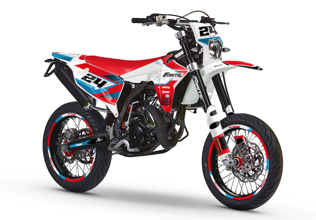Dekor kit Fantic 50cc 2023-2025 Solitude | Motorradaufkleber | Personalisierung 50cc | armysctv