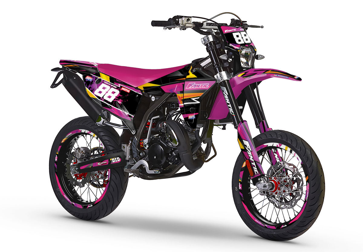 Dekor kit Fantic 50cc 2023-2025 Geteilt | Motorradaufkleber | 50cc Personalisierung | armysctv
