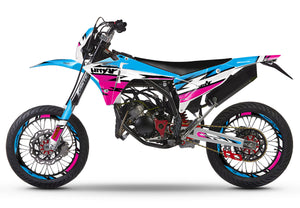 Kit pegatinas Fantic 50cc 2023-2025 Victoria del Ejército | pegatinas para moto | personalización 50cc | armysctv