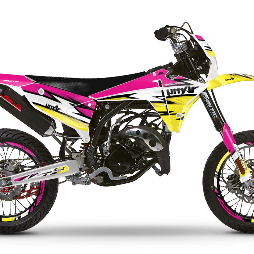 Kit déco Fantic 50cc 2023-2025 Army Victory | autocollants moto | personnalisation 50cc | armysctv