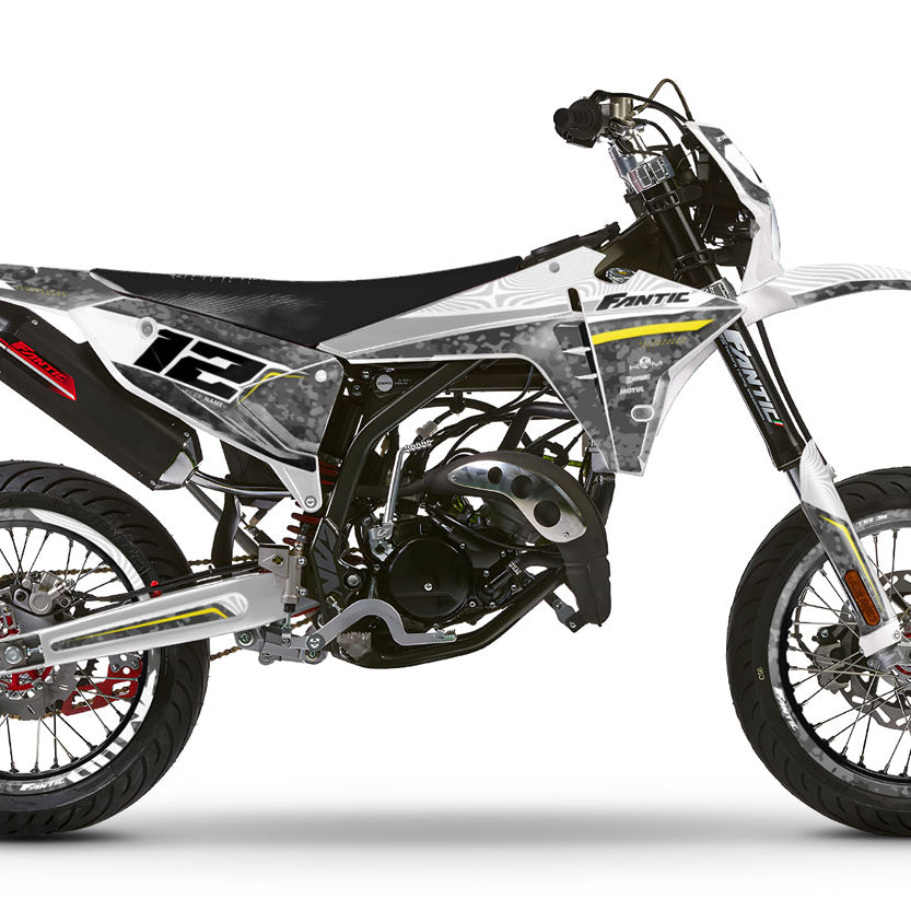 Kit déco Fantic 50cc 2023-2025 Warfare | autocollants moto | personnalisation 50cc | armysctv