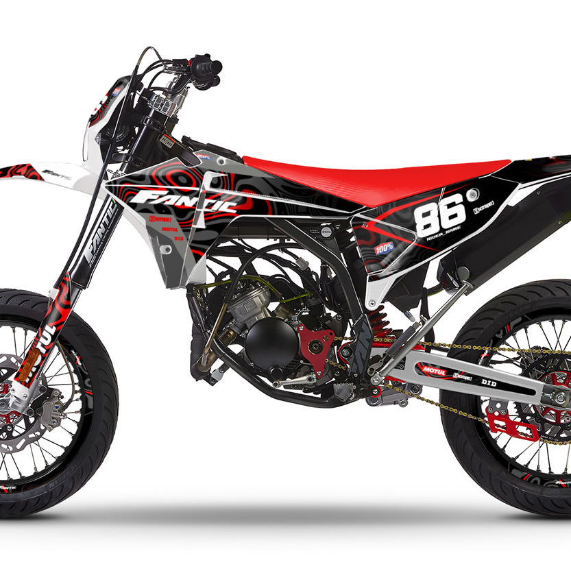 Kit déco Fantic 50cc 2023-2025 Waves | autocollants moto | personnalisation 50cc | armysctv