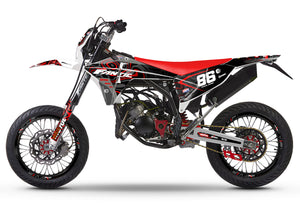 Dekor kit Fantic 50cc 2023-2025 Wellen | Motorradaufkleber | Personalisierung 50cc | armysctv