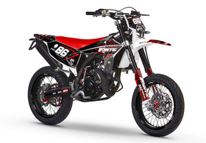 Dekor kit Fantic 50cc 2023-2025 Wellen | Motorradaufkleber | Personalisierung 50cc | armysctv