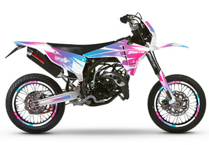 Dekor kit Fantic 50cc 2023-2025 X-Fast | Motorradaufkleber | Personalisierung 50cc | armysctv