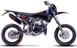 Dekor kit Fantic 50cc 2017-2022 Armee Acyd | Motorradaufkleber | Personalisierung 50cc | armysctv
