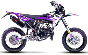 Kit pegatinas Fantic 50cc 2017-2022 Army Ghost | pegatinas para moto | personalización 50cc | armysctv
