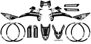 Dekor kit Fantic 50cc 2017-2022 Grenze | Motorradaufkleber | Personalisierung 50cc | armysctv