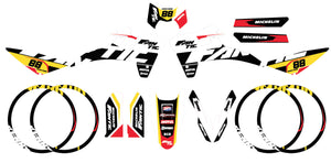 Dekor kit Fantic 50cc 2017-2022 Army Kainam | Motorradaufkleber | Personalisierung 50cc | armysctv