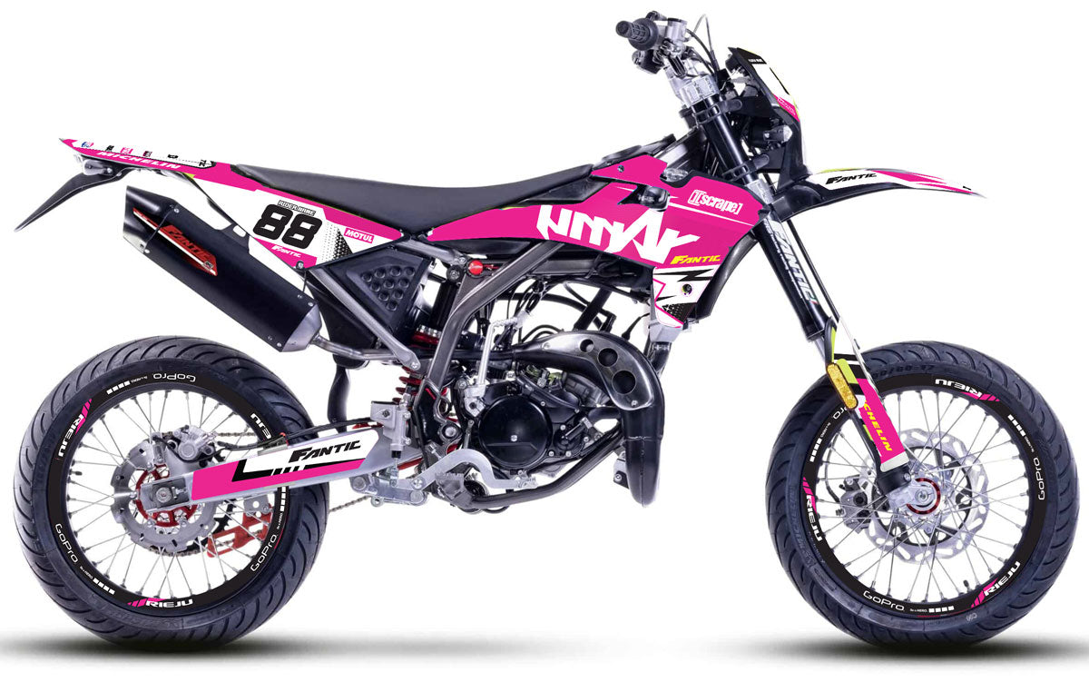 Kit déco Fantic 50cc 2017-2022 Army Legacy V.2 | autocollants moto | personnalisation 50cc | armysctv