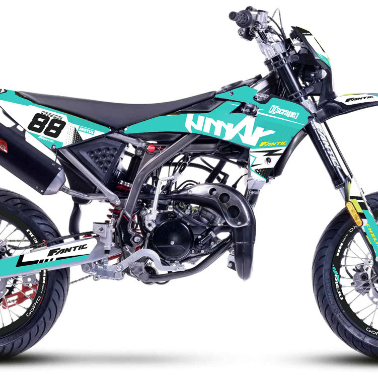 Kit déco Fantic 50cc 2017-2022 Army Legacy V.2 | autocollants moto | personnalisation 50cc | armysctv