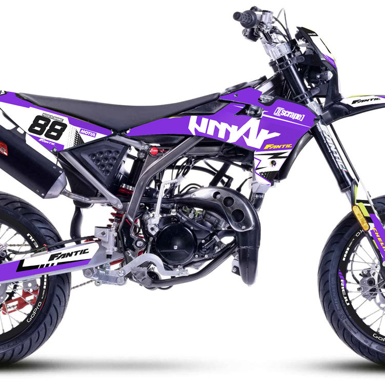 Kit déco Fantic 50cc 2017-2022 Army Legacy V.2 | autocollants moto | personnalisation 50cc | armysctv