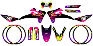 Dekor kit Fantic 50cc 2017-2022 Army Neon | Motorradaufkleber | Personalisierung 50cc | armysctv