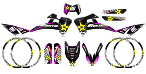 Dekor kit Fantic 50cc 2017-2022 Rockstar | Motorradaufkleber | Personalisierung 50cc | armysctv