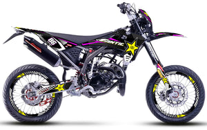 Dekor kit Fantic 50cc 2017-2022 Rockstar | Motorradaufkleber | Personalisierung 50cc | armysctv
