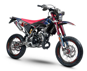 Dekor kit Fantic 50cc 2017-2022 Armee Acyd | Motorradaufkleber | Personalisierung 50cc | armysctv