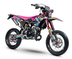 Kit pegatinas Fantic 50cc 2017-2022 Ejército CMYK | pegatinas para moto | personalización 50cc | armysctv