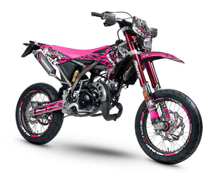 Dekor kit Fantic 50cc 2017-2022 Army Eyes | Motorradaufkleber | Personalisierung 50cc | armysctv