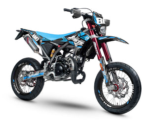 Dekor kit Fantic 50cc 2017-2022 Must Racing | Motorradaufkleber | Personalisierung 50cc | armysctv