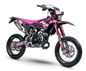 Dekor kit Fantic 50cc 2017-2022 Must Racing | Motorradaufkleber | Personalisierung 50cc | armysctv