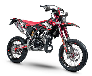 Dekor kit Fantic 50cc 2017-2022 Must Racing | Motorradaufkleber | Personalisierung 50cc | armysctv