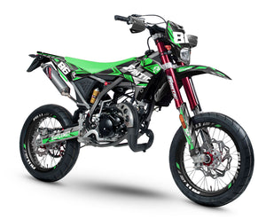 Dekor kit Fantic 50cc 2017-2022 Must Racing | Motorradaufkleber | Personalisierung 50cc | armysctv