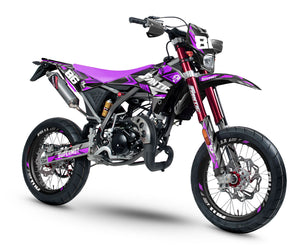 Dekor kit Fantic 50cc 2017-2022 Must Racing | Motorradaufkleber | Personalisierung 50cc | armysctv