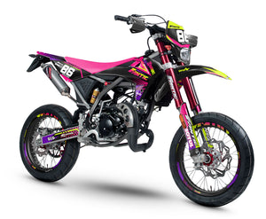 Dekor kit Fantic 50cc 2017-2022 Army Neon | Motorradaufkleber | Personalisierung 50cc | armysctv