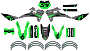 Dekor kit Fantic 50cc 2017-2022 Army Quake | Motorradaufkleber | Personalisierung 50cc | armysctv