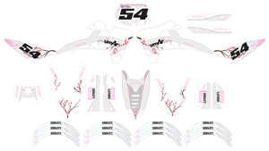 Dekor kit Fantic 50cc 2017-2022 Army Sakura | Motorradaufkleber | Personalisierung 50cc | armysctv