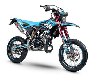 Kit pegatinas Fantic 50cc 2017-2022 Army Velocity | pegatinas para moto | personalización 50cc | armysctv
