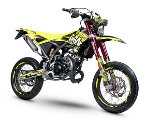 Kit pegatinas Fantic 50cc 2017-2022 Army Velocity | pegatinas para moto | personalización 50cc | armysctv