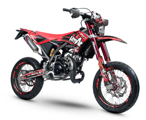 Kit pegatinas Fantic 50cc 2017-2022 Army Velocity | pegatinas para moto | personalización 50cc | armysctv