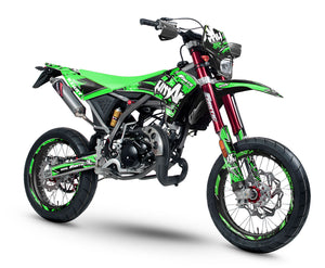 Kit pegatinas Fantic 50cc 2017-2022 Army Velocity | pegatinas para moto | personalización 50cc | armysctv