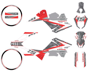 Dekor kit Generic Trigger SM 50cc 2006-2018 Army Fuzion | Motorradaufkleber | Personalisierung 50cc | armysctv