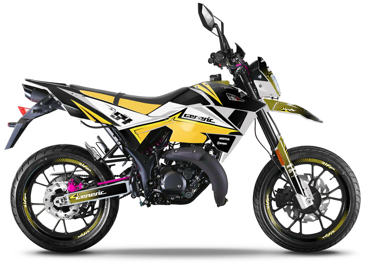 Kit déco Generic Trigger SM 50cc 2006-2019 Orion | autocollants moto | personnalisation 50cc | armysctv