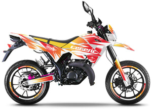 Graphics kit Generic Trigger SM 50cc 2006-2019 Xfast | motorcycle stickers | 50cc customization | armysctv