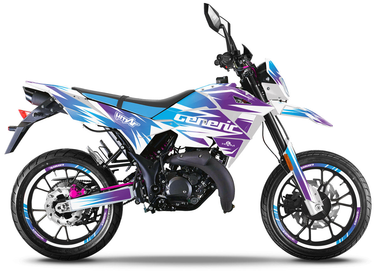 Dekor kit Generic Trigger SM 50cc 2006-2019 Xfast | Motorradaufkleber | Personalisierung 50cc | armysctv
