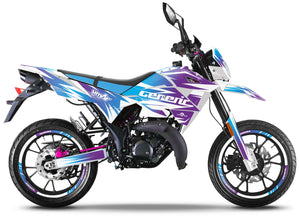 Graphics kit Generic Trigger SM 50cc 2006-2019 Xfast | motorcycle stickers | 50cc customization | armysctv