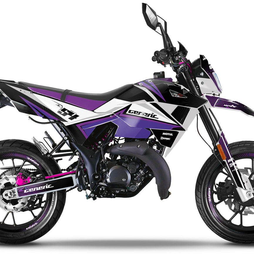 Kit déco Generic Trigger SM 50cc 2006-2019 Orion | autocollants moto | personnalisation 50cc | armysctv