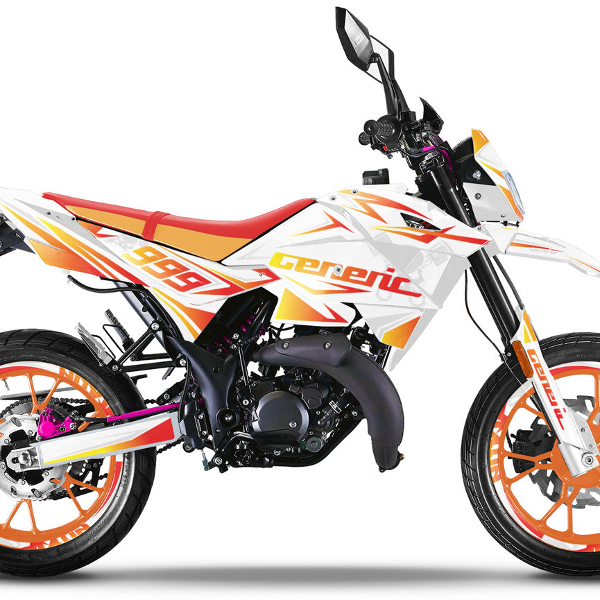 Kit déco Generic Trigger SM 50cc 2006-2018 Army Cold | autocollants moto | personnalisation 50cc | armysctv