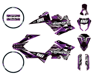 Dekor kit Generic Trigger SM 50cc 2006-2018 Frost | Motorradaufkleber | Personalisierung 50cc | armysctv