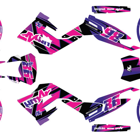Dekor kit 50cc Gilera SMT 2018-2025 Armee Hind | Motorradaufkleber | Personalisierung 50cc | armysctv