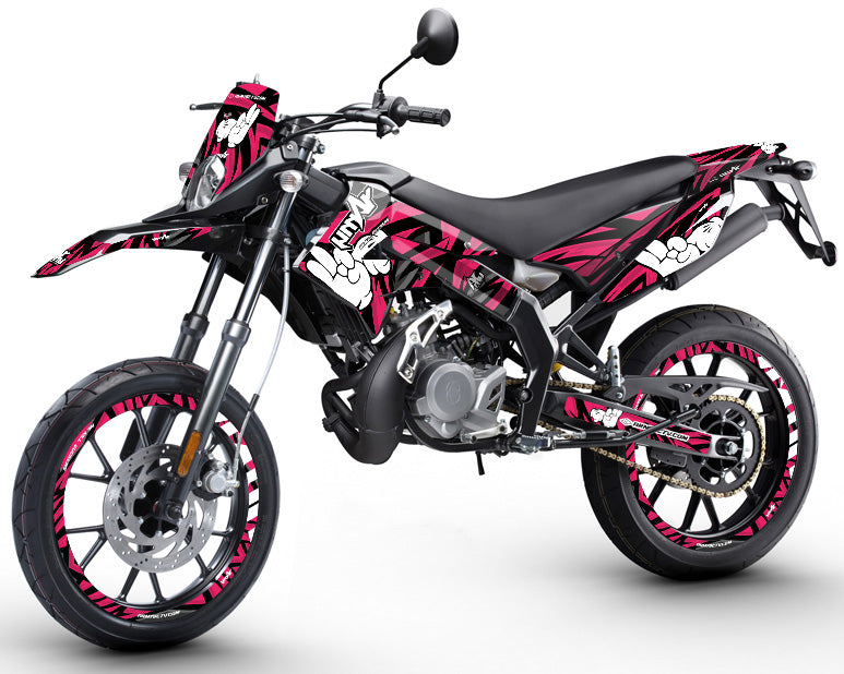 Dekor kit 50cc Gilera SMT 2011-2017 Army Finger | Motorradaufkleber | Personalisierung 50cc | armysctv