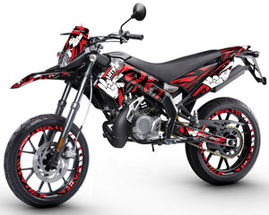 Dekor kit 50cc Gilera SMT 2011-2017 Army Finger | Motorradaufkleber | Personalisierung 50cc | armysctv